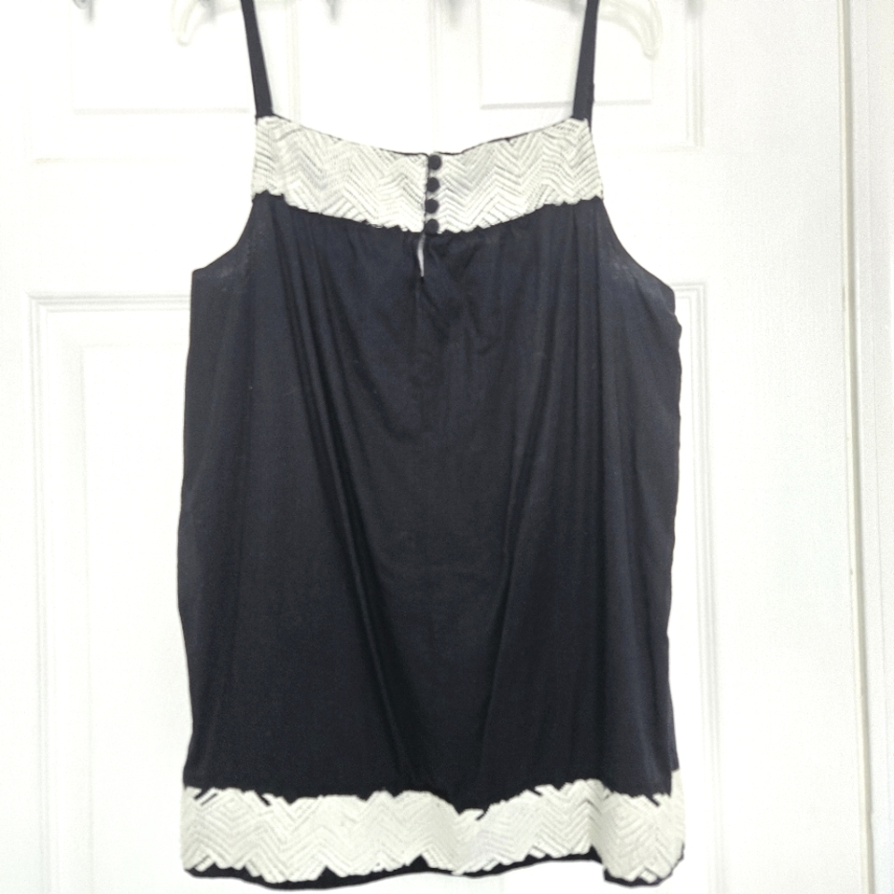 GAP Black and White Tank Top
